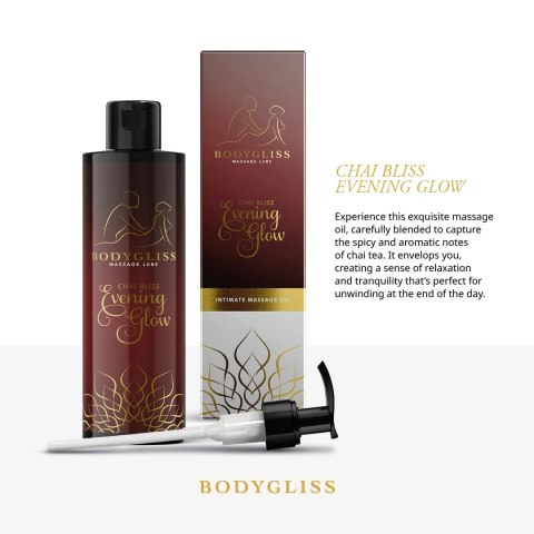 BodyGliss Chai Bliss Olejek do Masażu Intymnego 100 ml Silikonowy BodyGliss Chai Bliss Olejek do Masażu Intymnego 100 ml Silikonowy
