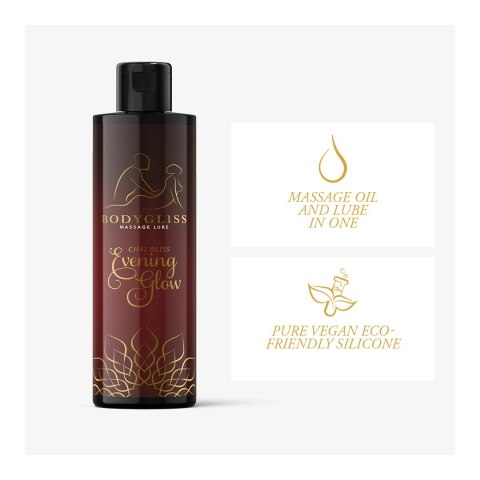 BodyGliss Chai Bliss Olejek do Masażu Intymnego 100 ml Silikonowy BodyGliss Chai Bliss Olejek do Masażu Intymnego 100 ml Silikonowy