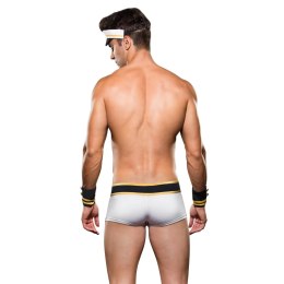 ENVY Sailor White 3-częściowy zestaw kapitana L/XL, biało-złoty