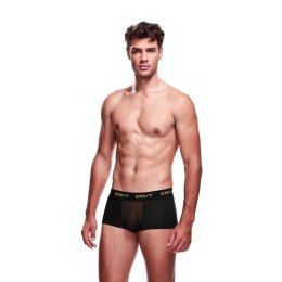Envy Menswear Bokserki Męskie Siateczkowe Czarne S/M