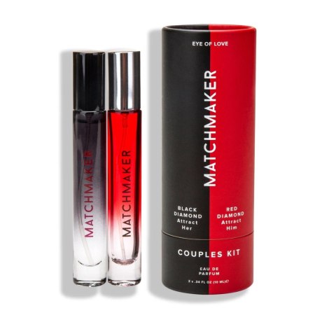 Eye of Love Zestaw Perfum Red & Black Diamond 2x10ml z feromonami Eye of Love Zestaw Perfum Red & Black Diamond 2x10ml z feromonami