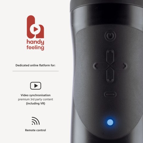 Handy 1.1 Czarny - Interaktywna maszyna intymna z regulacją skoku Handy 1.1 Czarny - Interaktywna maszyna intymna z regulacją skoku