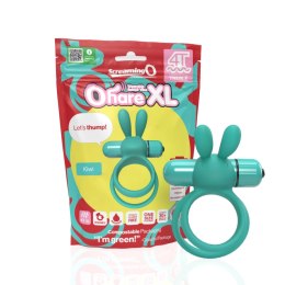 The Screaming O 4T Ohare XL Zielony Pierścień Wibrujący z Uszami
