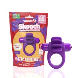 The Screaming O 4T Skooch Fioletowy Wibrujący Pierścień Silikonowy
