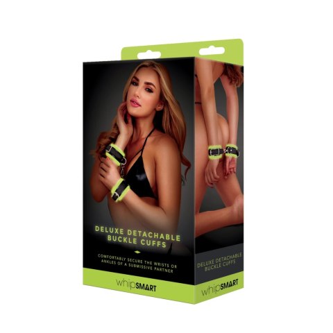 Whipsmart Deluxe - mankiety fluorescencyjne z klamrą, regulowane Whipsmart Deluxe - mankiety fluorescencyjne z klamrą, regulowane