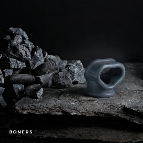 Boners Liquid Silicone 2w1 Pierścień Anatomiczny Czarny Duo Stretch Boners Liquid Silicone 2w1 Pierścień Anatomiczny Czarny Duo Stretch