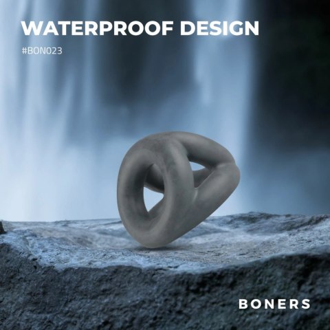 Boners Open Cocksling Triple - silikonowy system pierścieni z otwartą konstrukcją Boners Open Cocksling Triple - silikonowy system pierścieni z otwartą konstrukcją