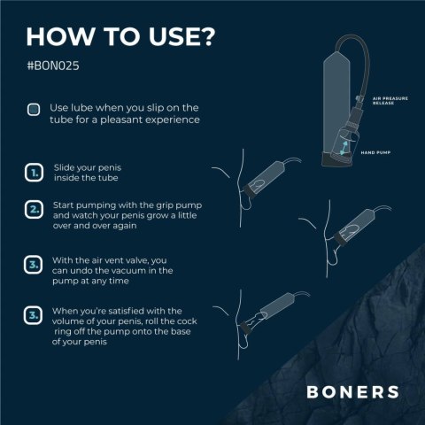 Boners System Podciśnieniowy No. 2 - duży model z zaworem bezpieczeństwa Boners System Podciśnieniowy No. 2 - duży model z zaworem bezpieczeństwa