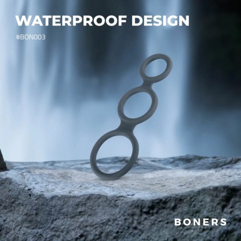 Boners Triple Ring silikonowy zestaw trzech elastycznych pierścieni Boners Triple Ring silikonowy zestaw trzech elastycznych pierścieni