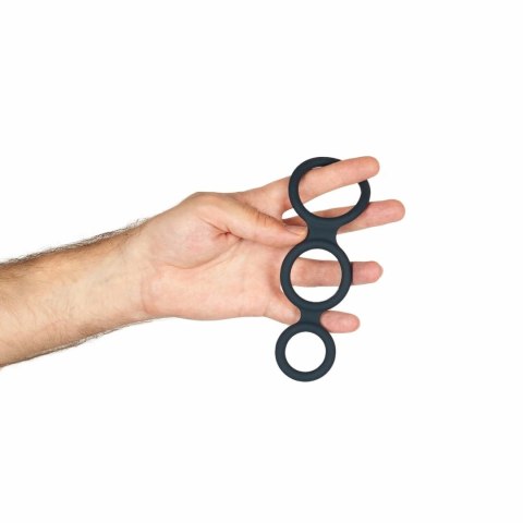 Boners Triple Ring silikonowy zestaw trzech elastycznych pierścieni Boners Triple Ring silikonowy zestaw trzech elastycznych pierścieni
