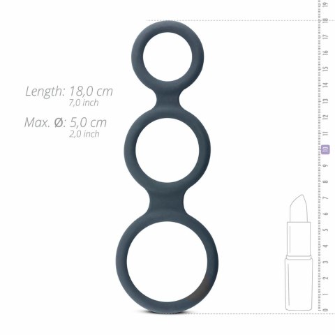 Boners Triple Ring silikonowy zestaw trzech elastycznych pierścieni Boners Triple Ring silikonowy zestaw trzech elastycznych pierścieni
