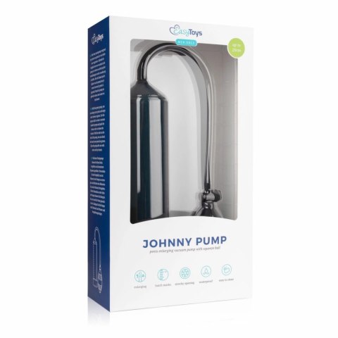 EasyToys System prożniowy z pompką do powiększania czarny 21 cm EasyToys System prożniowy z pompką do powiększania czarny 21 cm