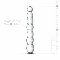 Glas No. 19 - Szklana anatomiczna forma z kulkami, uniwersalna 19 cm