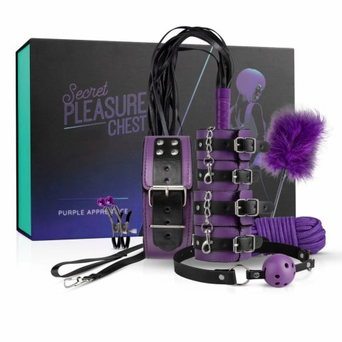 Secret Pleasure Chest Purple Apprentice - Zestaw Bondage dla Początkujących Secret Pleasure Chest Purple Apprentice - Zestaw Bondage dla Początkujących