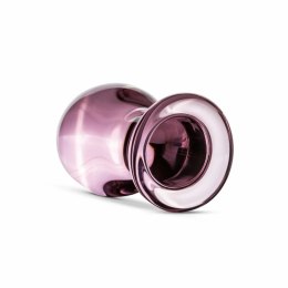 Sinner Gear Szklany Korek Anatomiczny Pink 4,3 cm - średni rozmiar, gładka powierzchnia