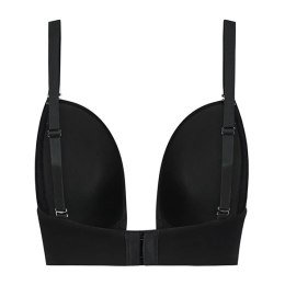 Bye Bra Ultra Plunge biustonosz czarny XXL wielofunkcyjne ramiączka