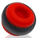 Oxballs Axis Czerwony - Opaska z Pierścieniem Plus+Silikon