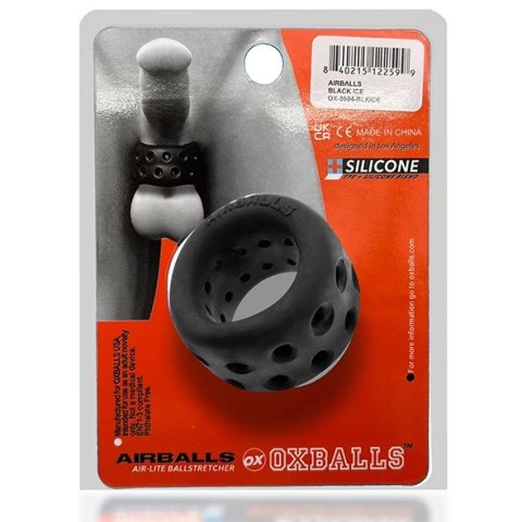 Oxballs Airballs Air-Lite pierścień anatomiczny czarny silikonowy Oxballs Airballs Air-Lite pierścień anatomiczny czarny silikonowy