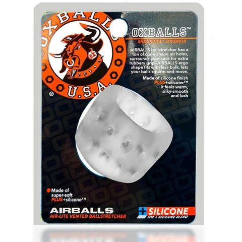 Oxballs Airballs Air-Lite transparentny pierścień intymny elastyczny Oxballs Airballs Air-Lite transparentny pierścień intymny elastyczny
