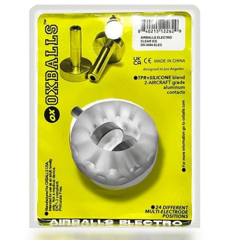 Oxballs Airballs Electro Air-Lite pierścień intymny przezroczysty Oxballs Airballs Electro Air-Lite pierścień intymny przezroczysty