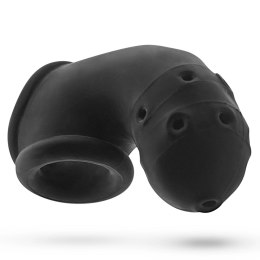 Oxballs Airlock Air-Lite anatomiczna wentylowana klatka czarna