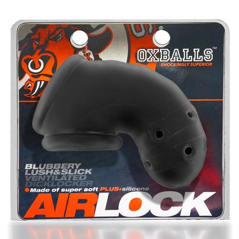 Oxballs Airlock Air-Lite anatomiczna wentylowana klatka czarna Oxballs Airlock Air-Lite anatomiczna wentylowana klatka czarna
