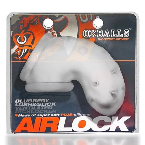 Oxballs Airlock Air-Lite lekka wentylowana klatka intymna transparentna Oxballs Airlock Air-Lite lekka wentylowana klatka intymna transparentna