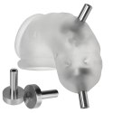 Oxballs Airlock Electro Air-Lite przezroczysta klatka intymna elektro