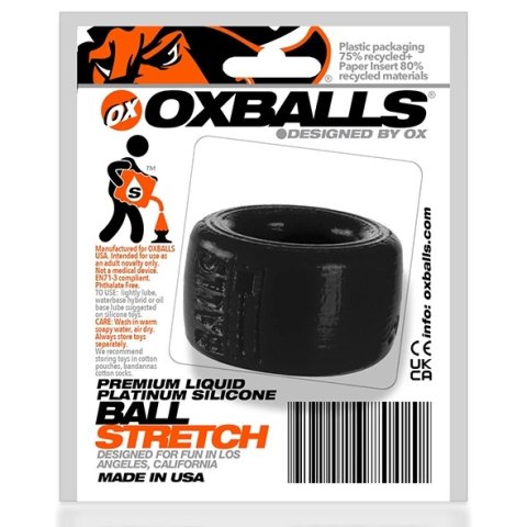 Oxballs BALLS-T czarny pierścień silikonowy elastyczny 3 cm Oxballs BALLS-T czarny pierścień silikonowy elastyczny 3 cm