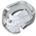 Oxballs Big-D Transparentny pierścień anatomiczny flexTPR XL