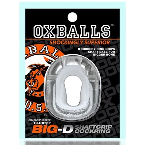 Oxballs Big-D Transparentny pierścień anatomiczny flexTPR XL Oxballs Big-D Transparentny pierścień anatomiczny flexTPR XL