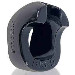 Oxballs Big-D czarny pierścień anatomiczny flexTPR 9 cm