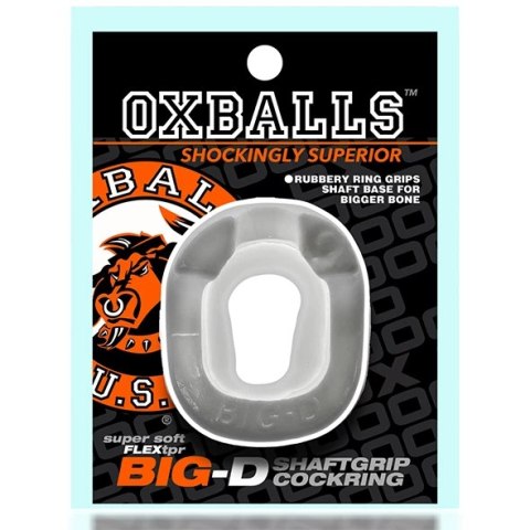 Oxballs Big-D pierścień anatomiczny flexTPR biały 9 cm Oxballs Big-D pierścień anatomiczny flexTPR biały 9 cm