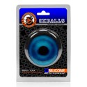 Oxballs Big Ox niebieski pierścień anatomiczny PLUS+SILICONE