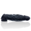 Oxballs Butch Night Black 22cm - Anatomiczna nakładka powiększająca PLUS+silicone
