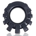 Oxballs Cock-Lug silikonowy pierścień anatomiczny czarny 33 mm