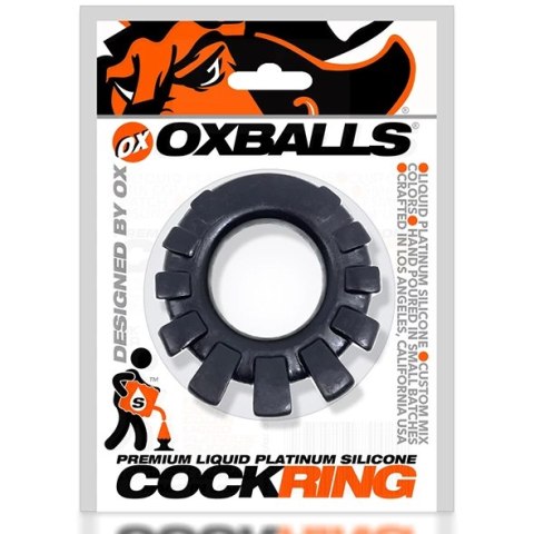 Oxballs Cock-Lug silikonowy pierścień anatomiczny czarny 33 mm Oxballs Cock-Lug silikonowy pierścień anatomiczny czarny 33 mm