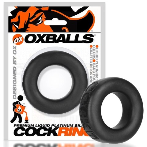 Oxballs Cock-T silikonowy pierścień anatomiczny czarny 4,5 cm Oxballs Cock-T silikonowy pierścień anatomiczny czarny 4,5 cm