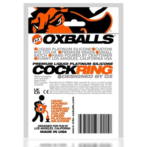 Oxballs Cock-T silikonowy pierścień anatomiczny czarny 4,5 cm Oxballs Cock-T silikonowy pierścień anatomiczny czarny 4,5 cm