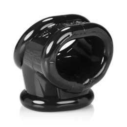 Oxballs Cocksling-2 Czarny anatomiczny pierścień intymny FLEX-TPR