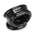 Oxballs Cocksling-2 Czarny anatomiczny pierścień intymny FLEX-TPR