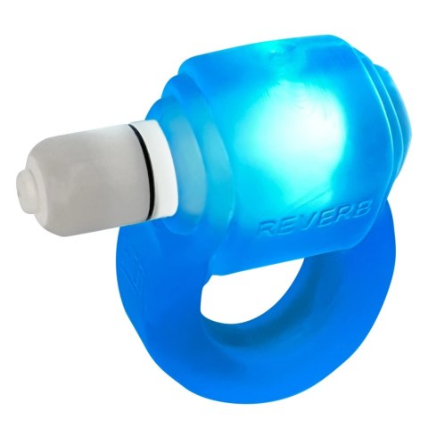Oxballs Glowdick Niebieski pierścień silikonowy z diodą LED i wibracją Oxballs Glowdick Niebieski pierścień silikonowy z diodą LED i wibracją