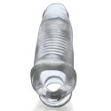 Oxballs Hulk Transparent - Anatomiczna nakładka powiększająca flexTPR 28 cm