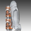 Oxballs Hulk Transparent - Anatomiczna nakładka powiększająca flexTPR 28 cm