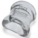 Oxballs Mega Squeeze Transparentny pierścień anatomiczny flexTPR 6 cm
