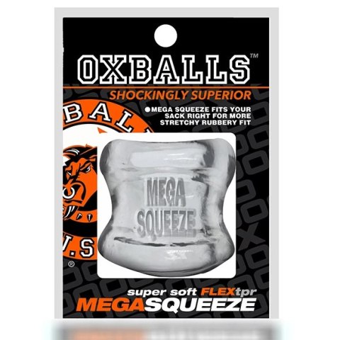 Oxballs Mega Squeeze Transparentny pierścień anatomiczny flexTPR 6 cm Oxballs Mega Squeeze Transparentny pierścień anatomiczny flexTPR 6 cm