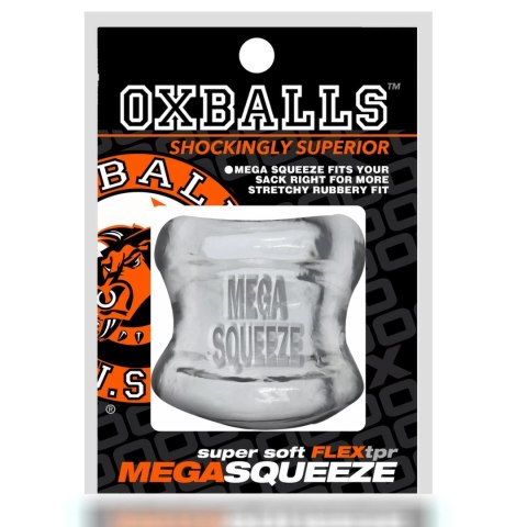 Oxballs Mega Squeeze Transparentny pierścień anatomiczny flexTPR 6 cm Oxballs Mega Squeeze Transparentny pierścień anatomiczny flexTPR 6 cm