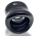Oxballs Mega-Squeeze czarny pierścień anatomiczny flexTPR 6 cm