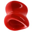 Oxballs Mega Squeeze pierścień anatomiczny czerwony FLEX-TPR 6 cm