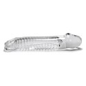 Oxballs Muscle Transparent - Nakładka Intymna z Dodatkową Głowką 23,4 cm